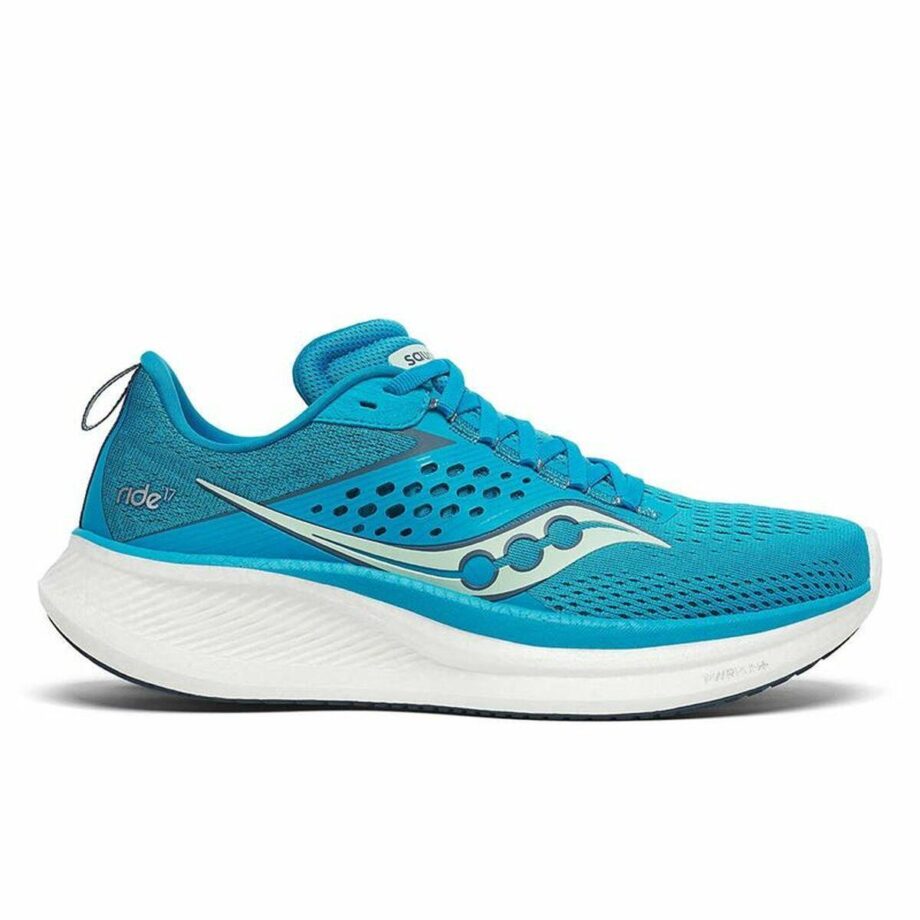 Saucony Ride 17 Løbesko til Voksne – Blå Udsalg!