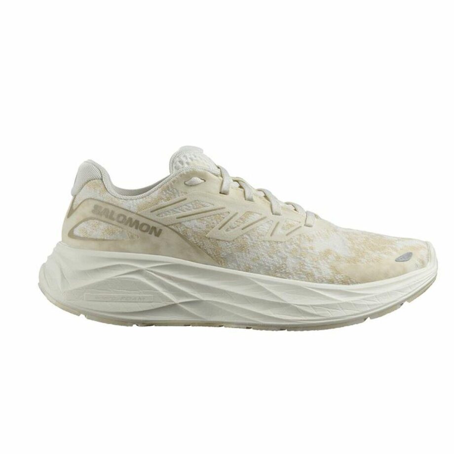 Salomon Aero Glide Løbesko til Dame – Beige Træningstilbud