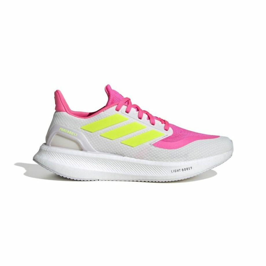 Adidas Pureboost Træningssko til Voksne – Hvid/Pink Udsalg!
