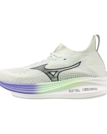 Lilla Mizuno Neo Zen Løbesko Hint Mint India Ink Paisley Purple - Mizuno Runningstyle