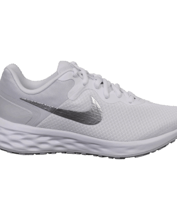 Hvid Nike Revolution Dame Sneakers White Silver - Nike Runningstyle